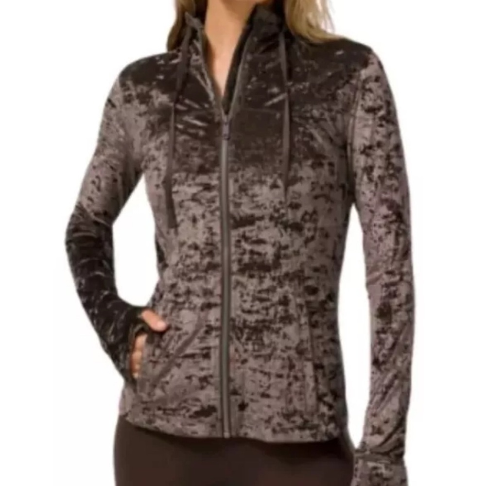 NWT $138 Size 10 Lululemon Hooded Define Jacket *CV Velvet French Press Brown